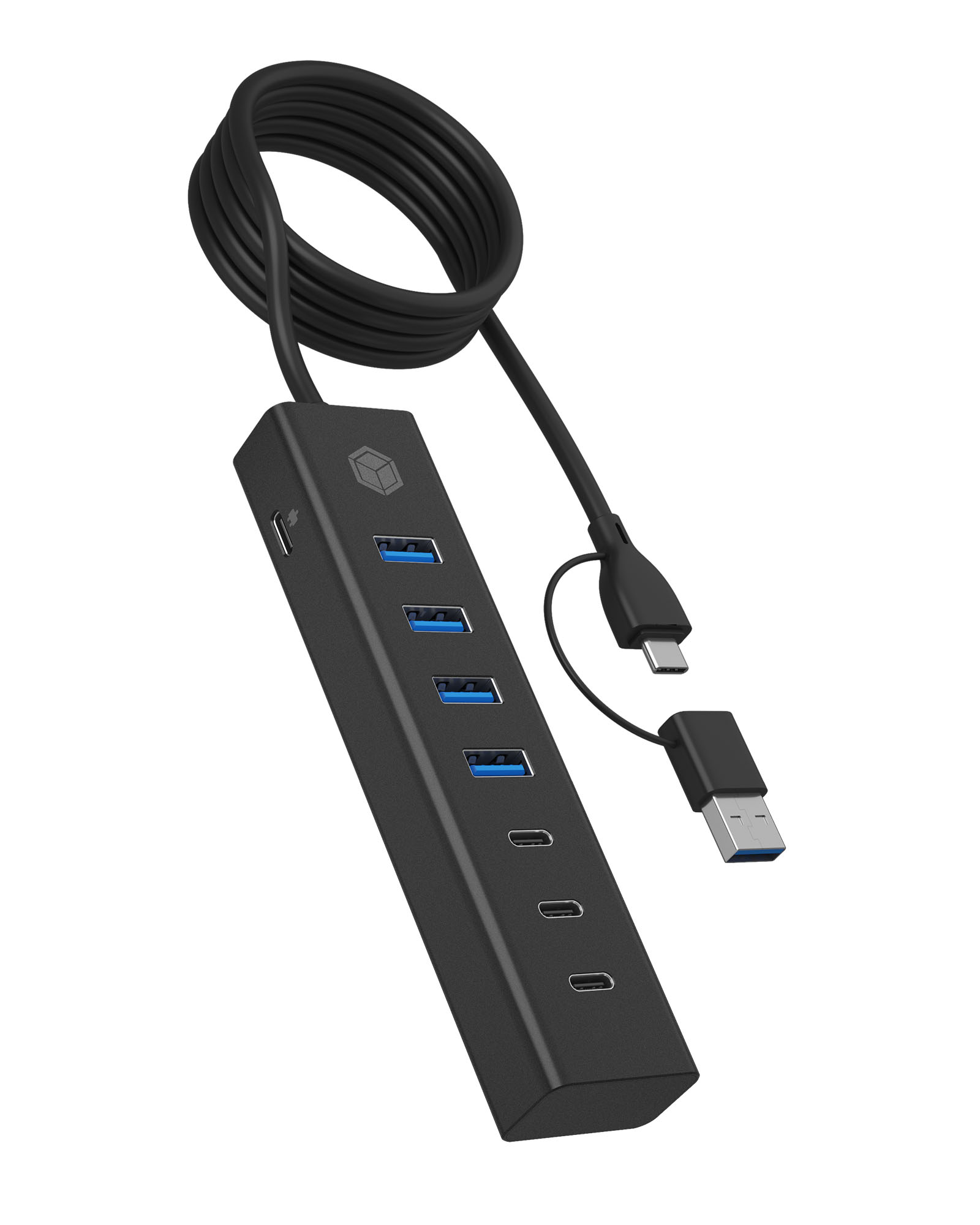 Hub IcyBox 7-Port IB-HUB1737-C3 USB 3.2 Type-C/Type-A