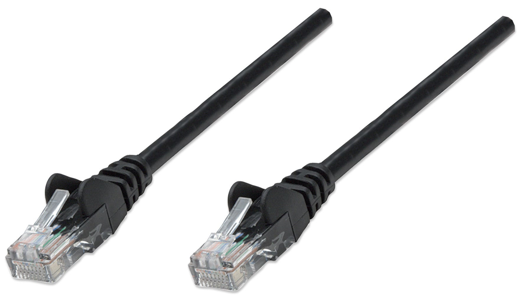 INTELLINET Patchkabel RJ45 U/UTP Cat6 15m Hebelschutz schw