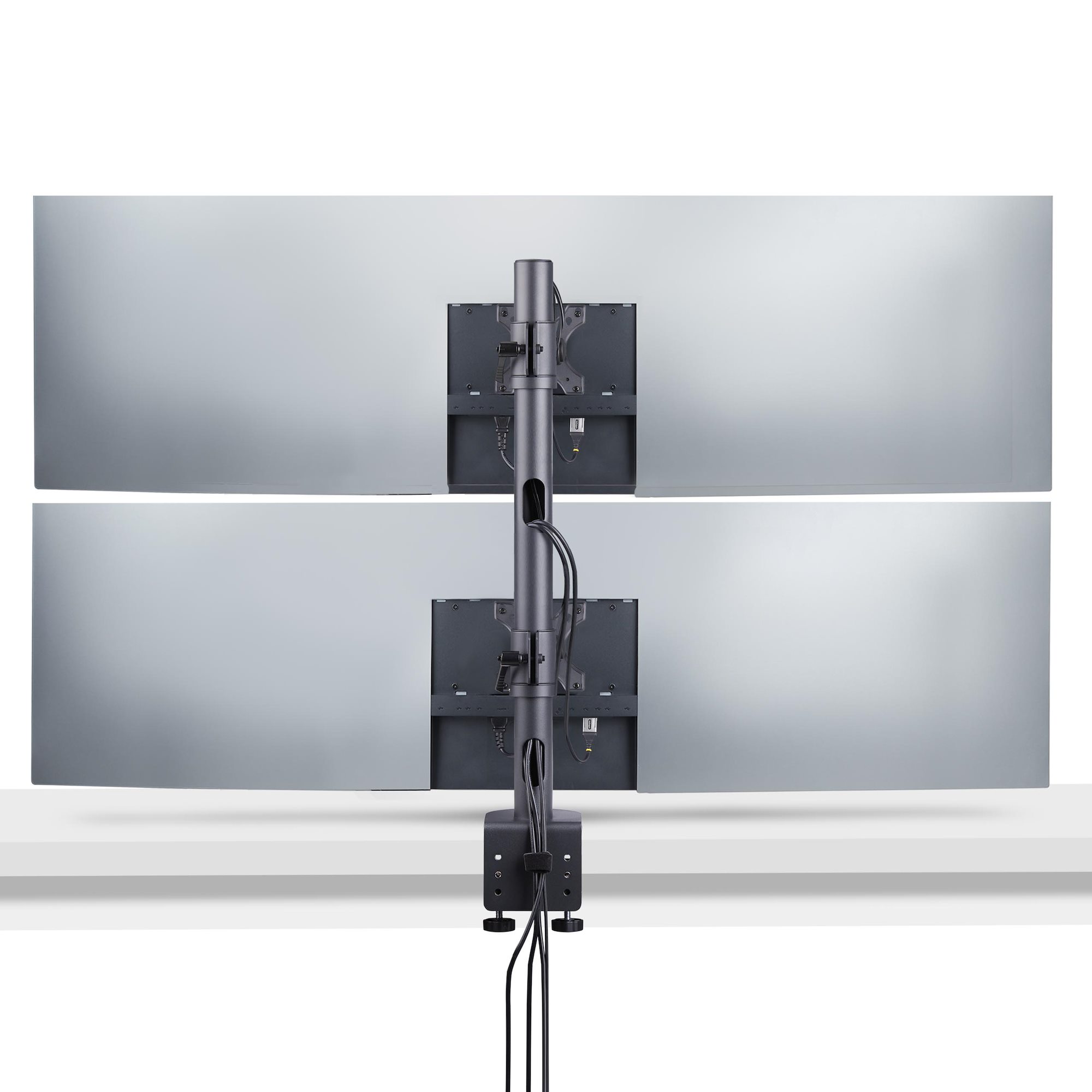 DUAL MONITOR VERTICAL MOUNT .
