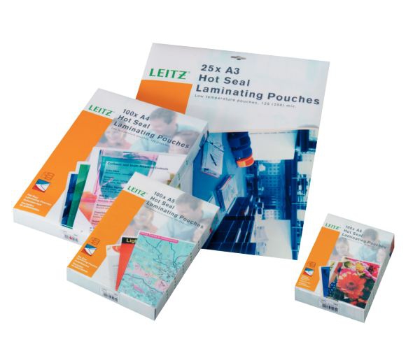 LEITZ Laminierfolien glänzend für A4 125 micron, 25 St.