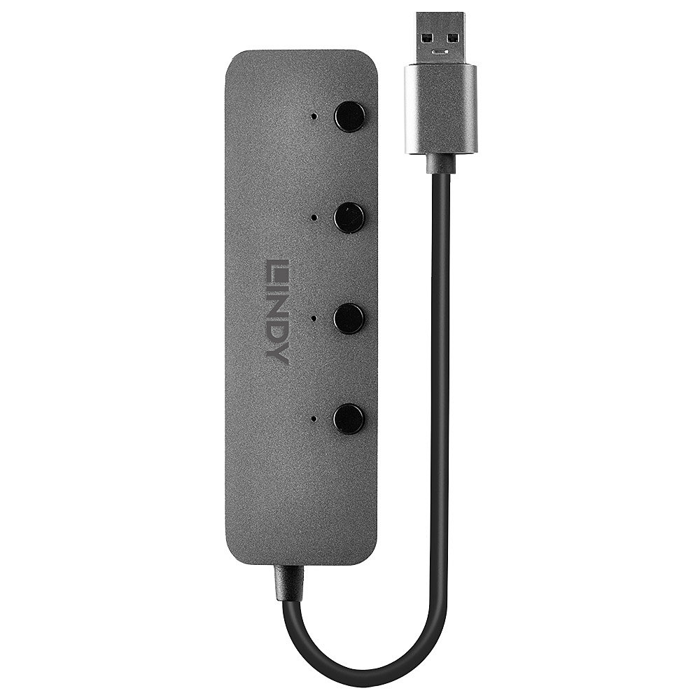 4 Port USB 3.0 Hub mit Ein-/Ausschaltern, USB-Hub