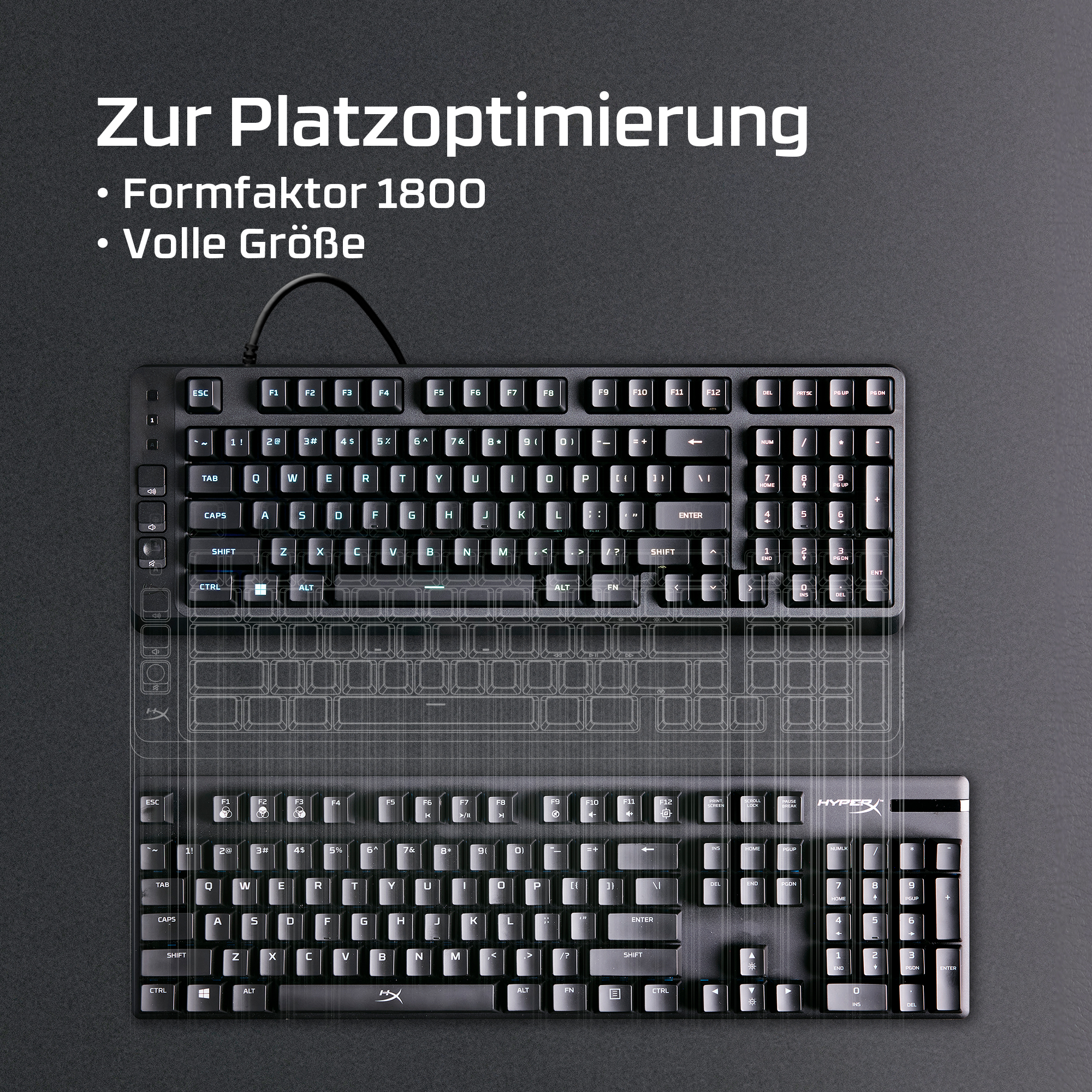 HP HyperX Eve 1800 Gaming Keyboard (P)