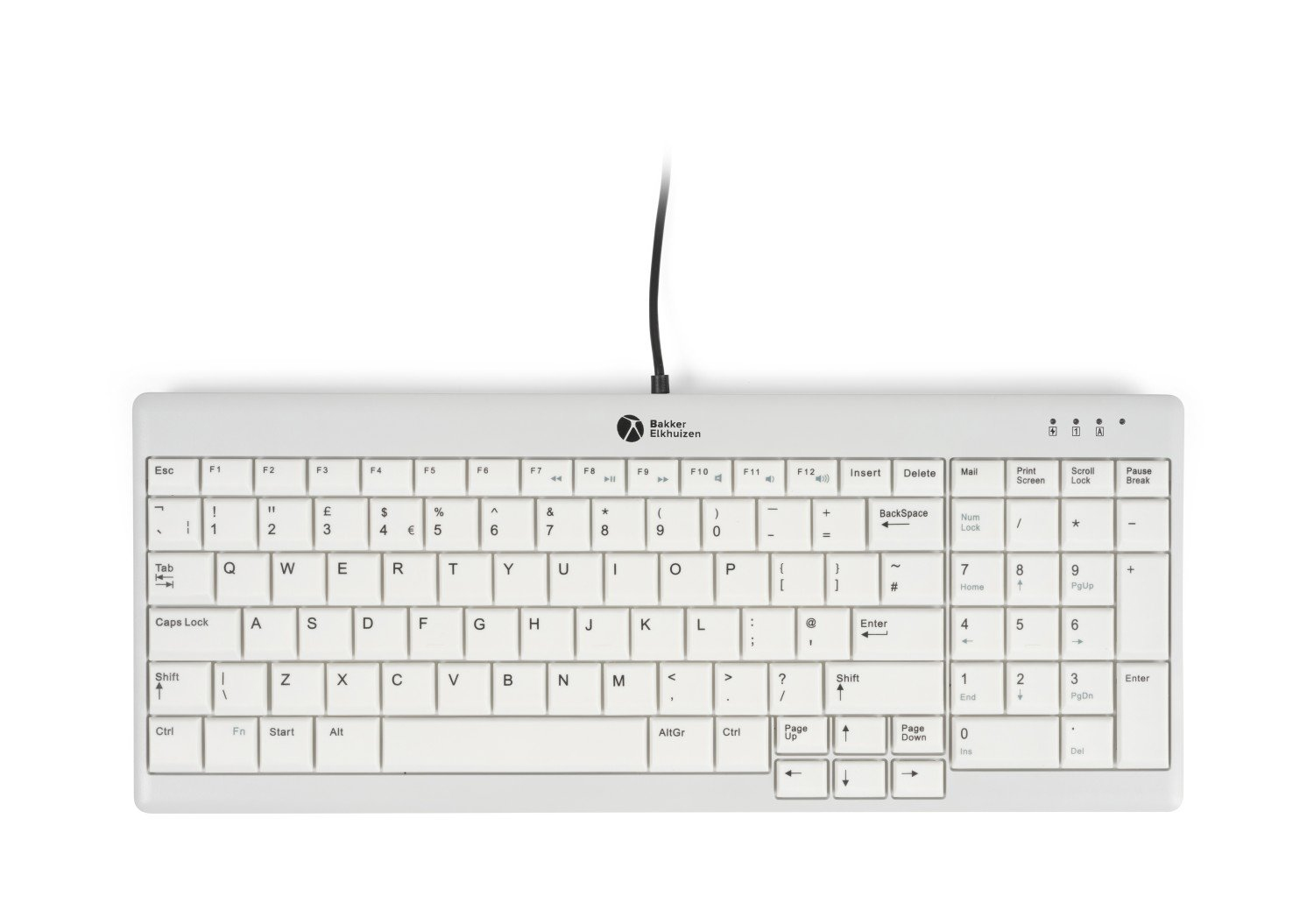 BakkerElkhuizen Tastatur Ultraboard 960 V2 Compact DE Layout retail