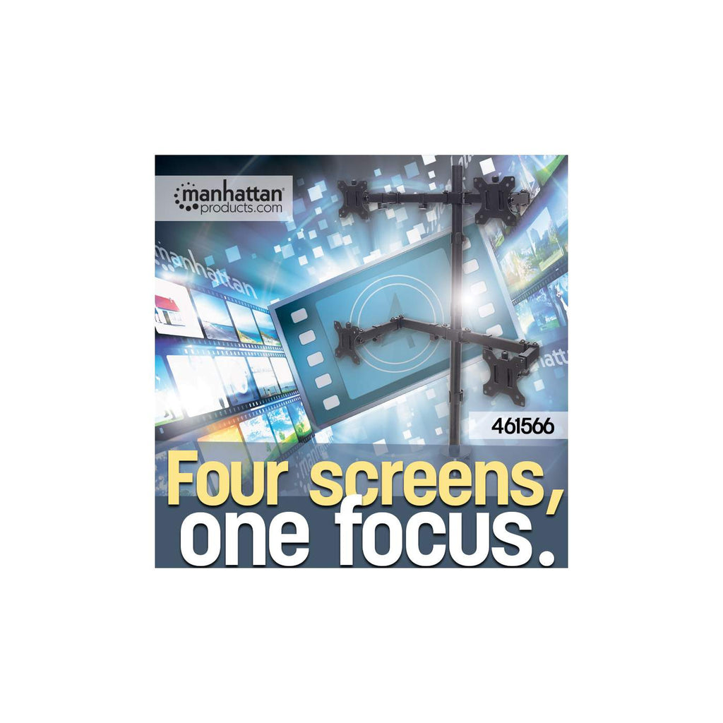 MANHATTAN Monitorarm für 4 Displays 13-32 bis 8kg pro Disp