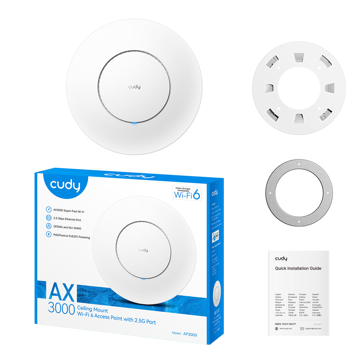 Cudy AP3000 Wi-Fi 6 2.5G Access Point