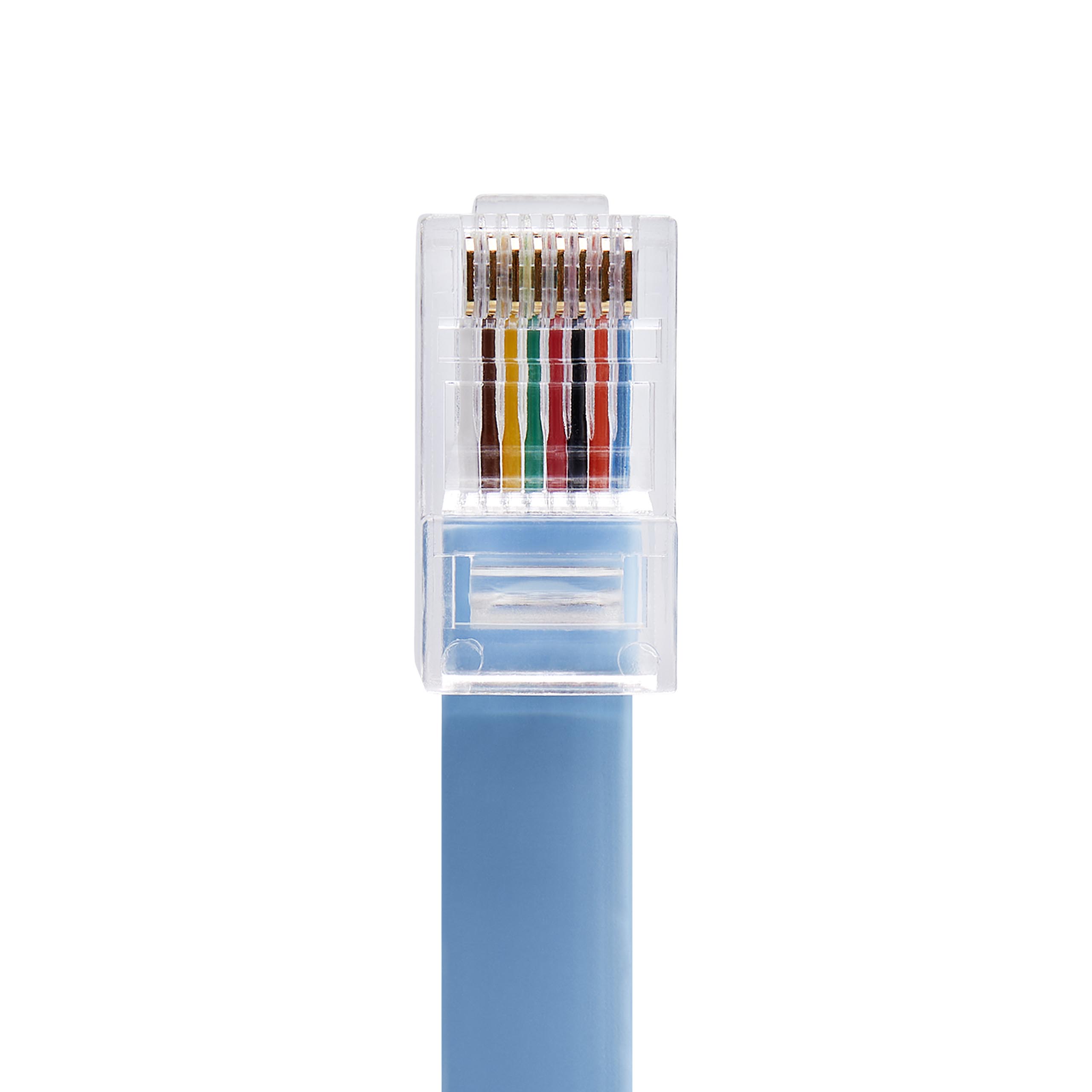 CISCO CONSOLE ROLLOVER CABLE .