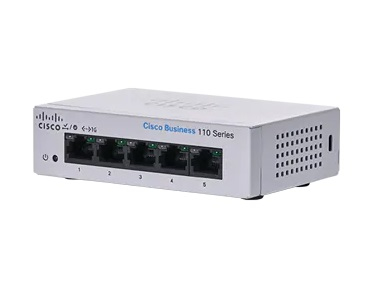 CISCO Business Switching CBS110 Unmanaged 5-port Gigabit Desktop Form External Power Supply