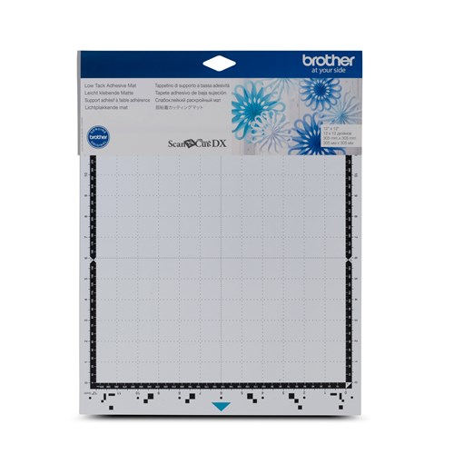 brother CADXMATLOW12 Schneidematte für Schneideplotter leicht klebend 305 x 305 mm (12 x 12 Zoll) für 0,1 - 0,3 mm dickes Material, 1 St.