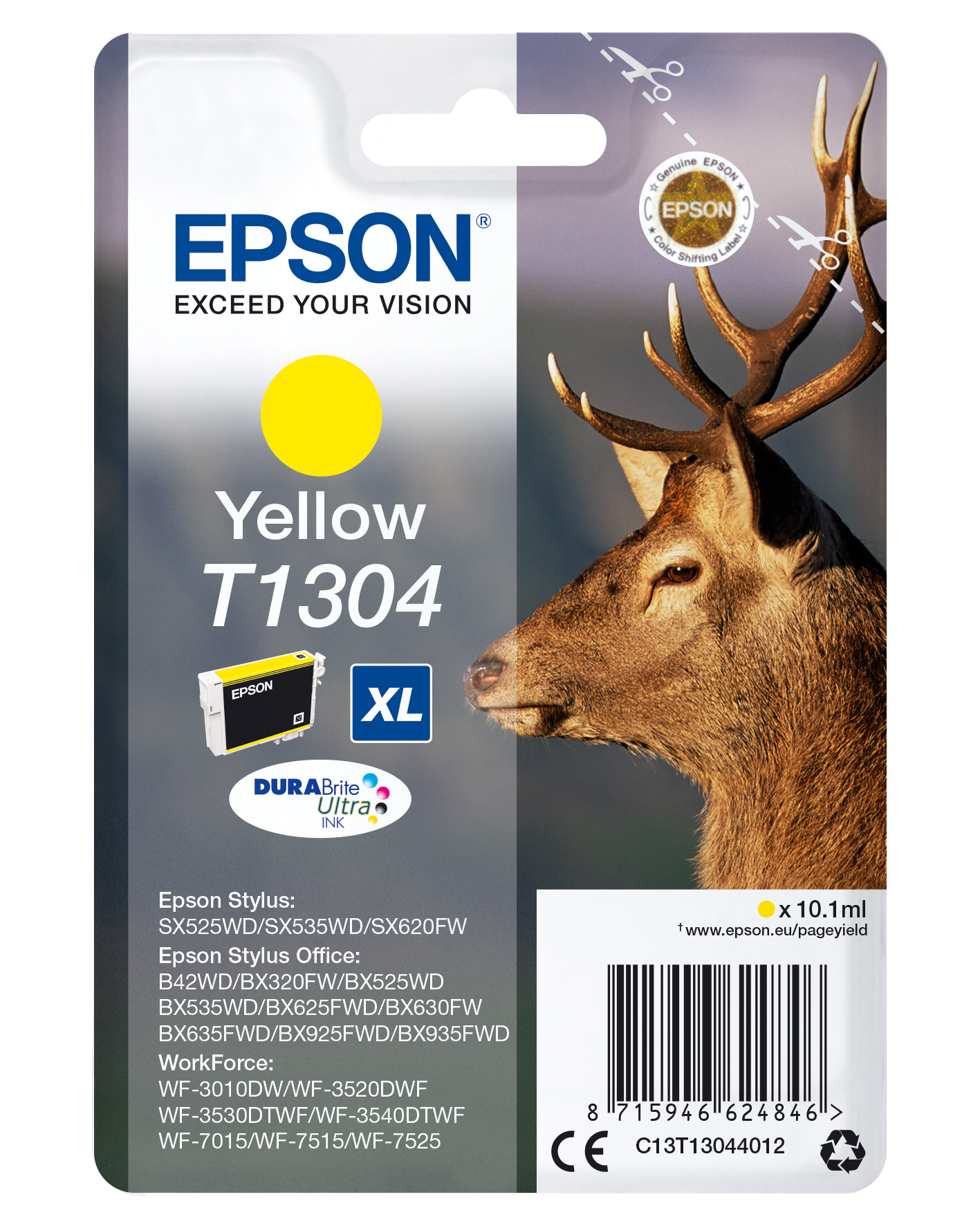 EPSON T1304XL (Hirsch) gelb Druckerpatrone