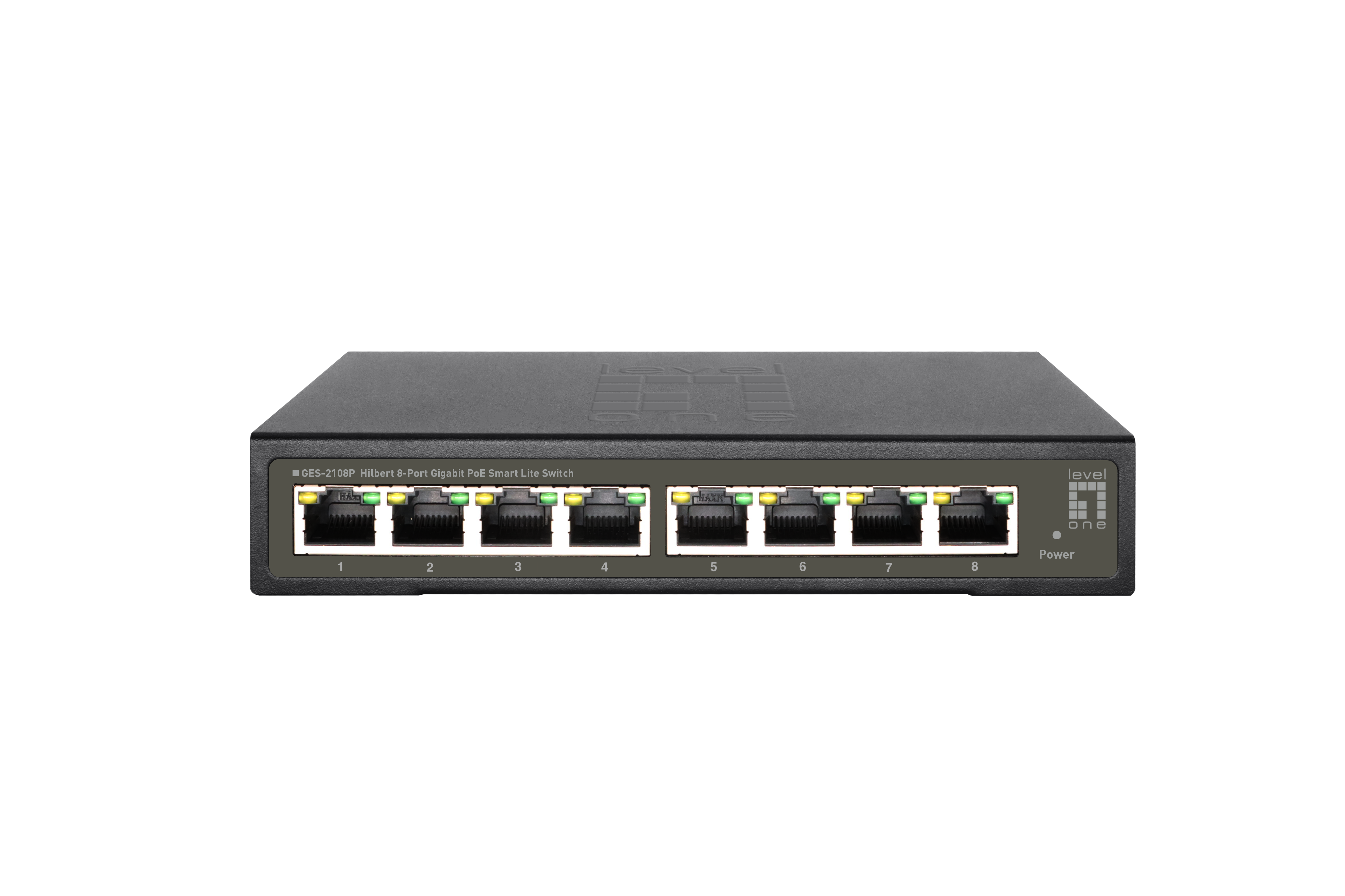 LevelOne PoE+Switch 8xGE PoE+ 120W Hilbert SL managed