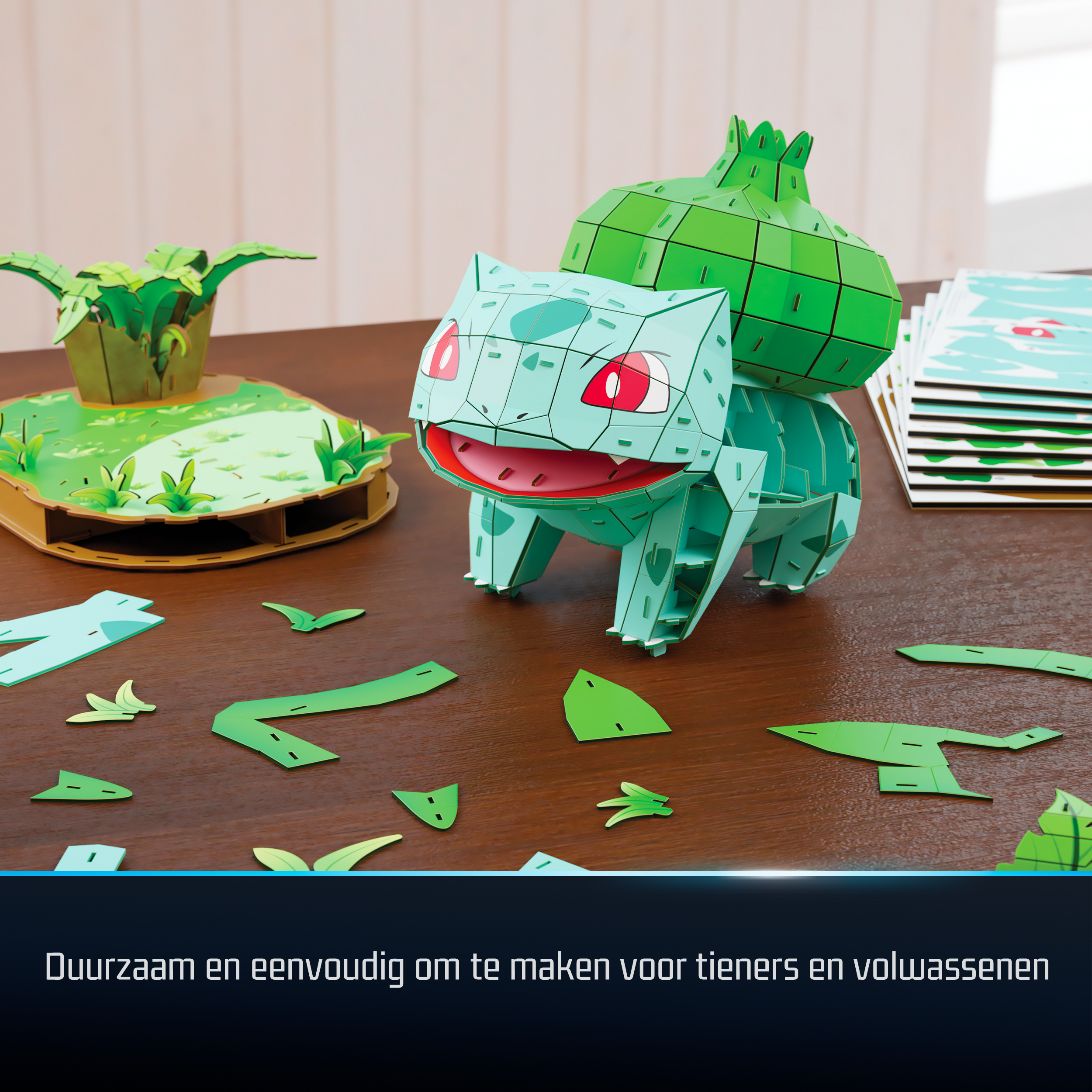 4D Build - Pokémon Bisasam, Modellbau