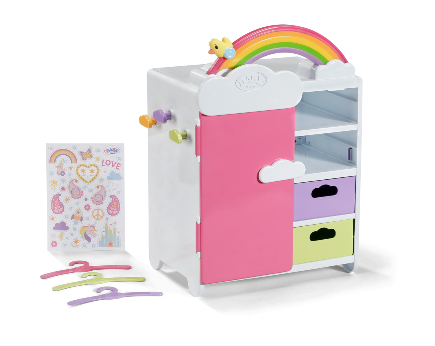 BABY born® Regenbogen Schrank, Puppenmöbel