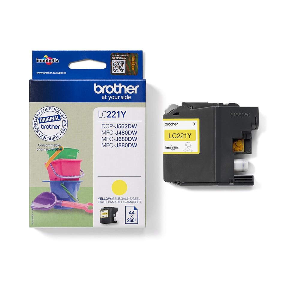 INK CARTRIDGE YELLOW 260 PAGES FOR MFC-J880DW
