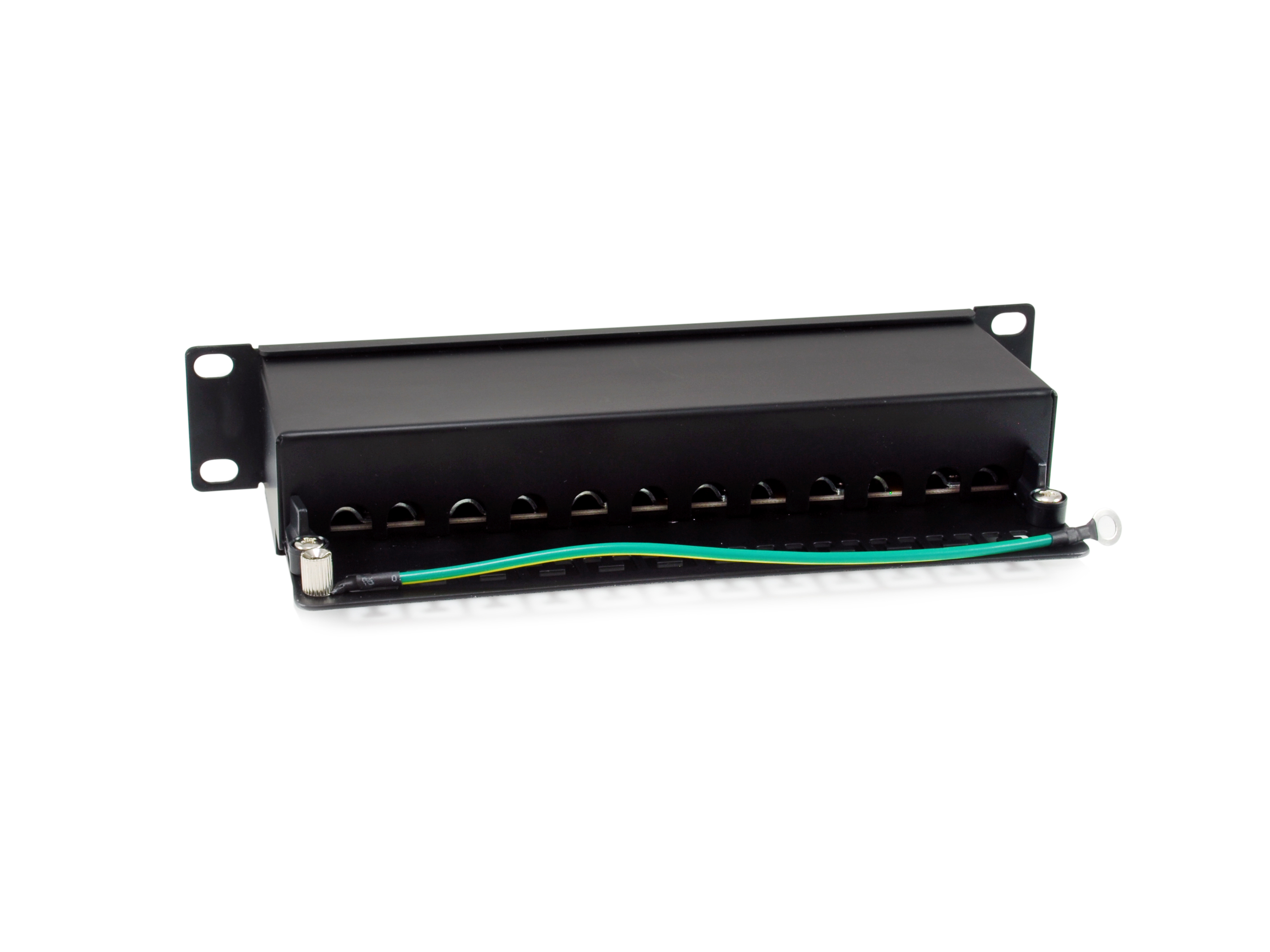 Equip 10 Patchpanel 12xRJ45 Cat6a FTP 1U 500MHz RAL9005