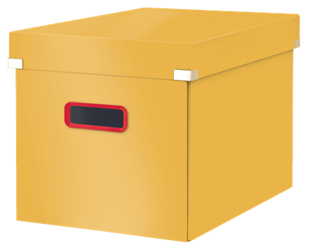 LEITZ Click & Store Cosy Aufbewahrungsbox 32,5 l gelb 32,0 x 36,0 x 31,0 cm, 1 St.