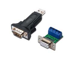 DIGITUS Adapter USB2.0 -> Seriell RS485 St/St + 0.8m Kab.