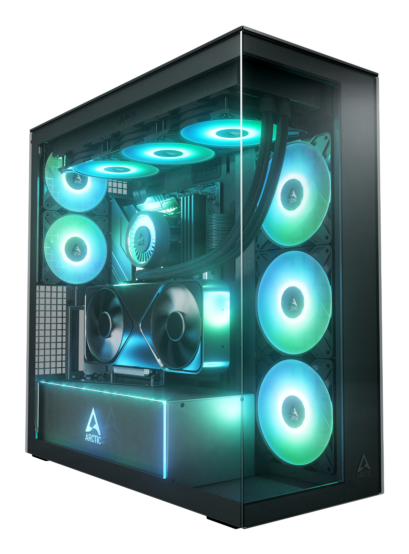 Xtender VG Mirror Black Design, Tower-Gehäuse