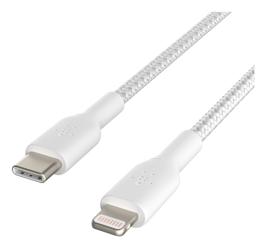 LIGHTNING/USB-C CABLE MFI ZERTIFIZIERT 1M WHITE