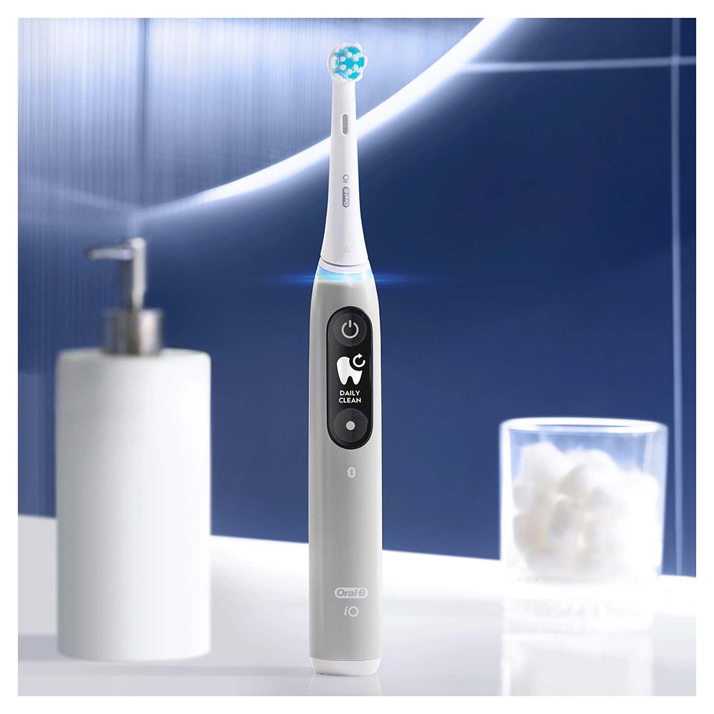 Braun Oral-B iO6 elektrische Zahnbürste, Grey Opal