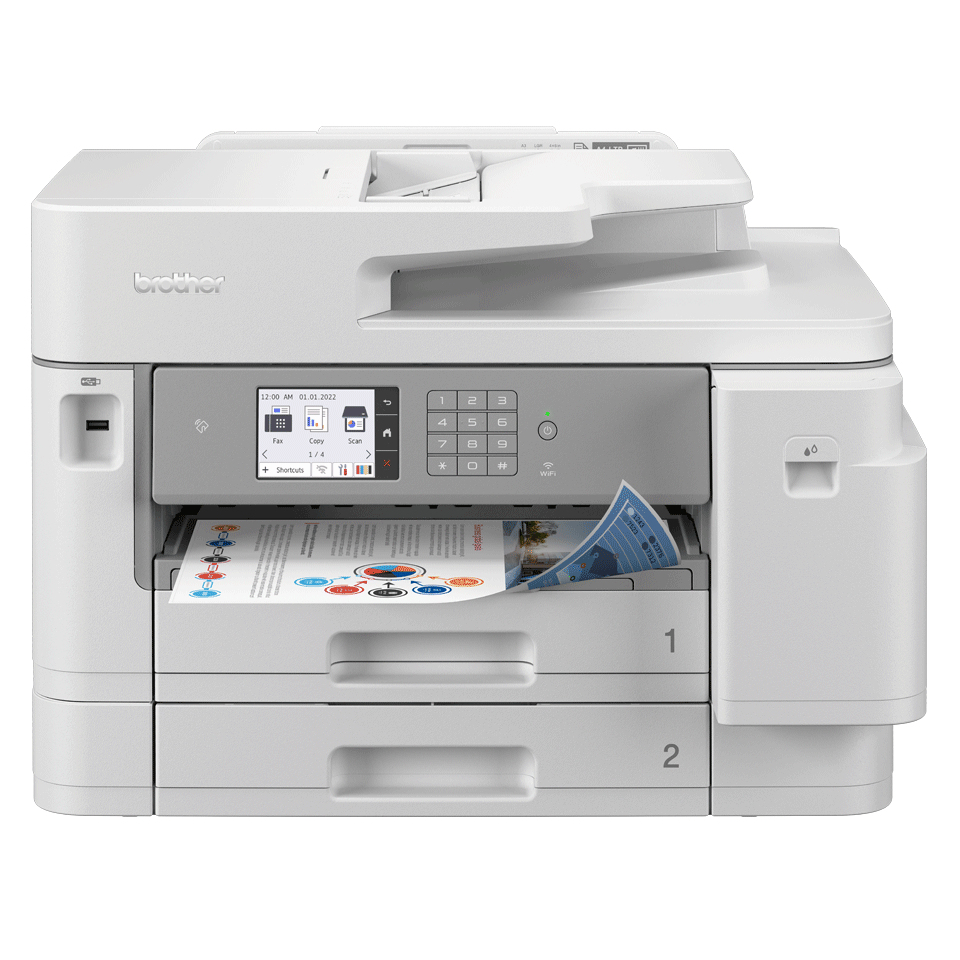 brother MFC-J5955DW 4 in 1 Tintenstrahl-Multifunktionsdrucker grau