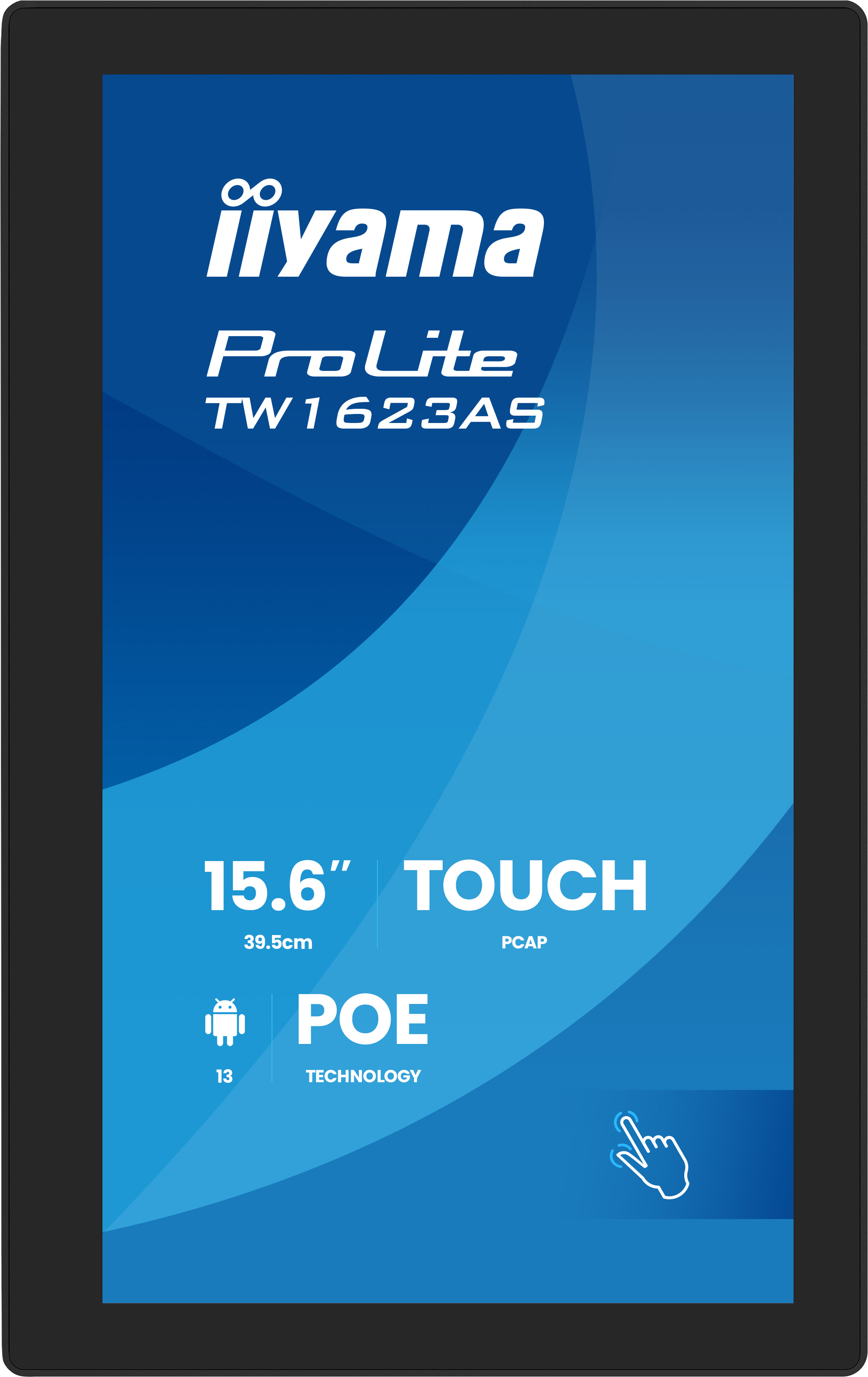 TW1623AS-B3P 15.6IN ANDROID OS 30MS 16:9 1000:1 HDMI/USB
