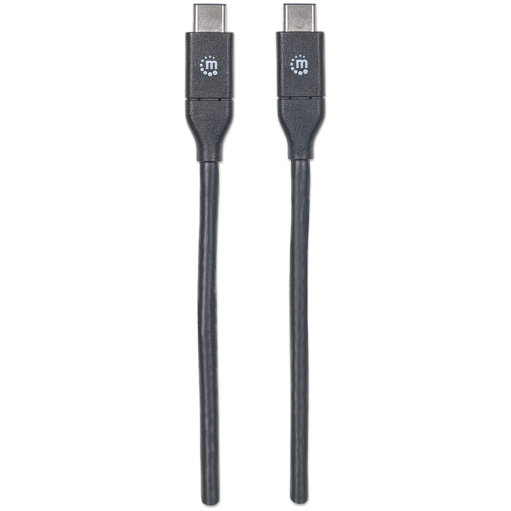 MANHATTAN USB 3.1 Typ C Gen2 Kabel 0,5m Typ C-Stecker auf Typ C-Stecker 10 Gbit/s schwarz