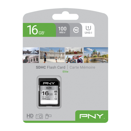 PNY Memory Card SD ELITE 16 GB SDHC CLASS 10