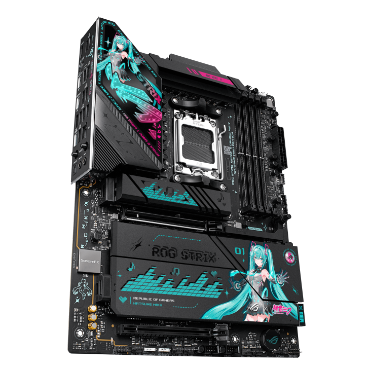 ASUS ROG STRIX X870E-H GAMING MIKU (AMD,AM5,DDR5,ATX)