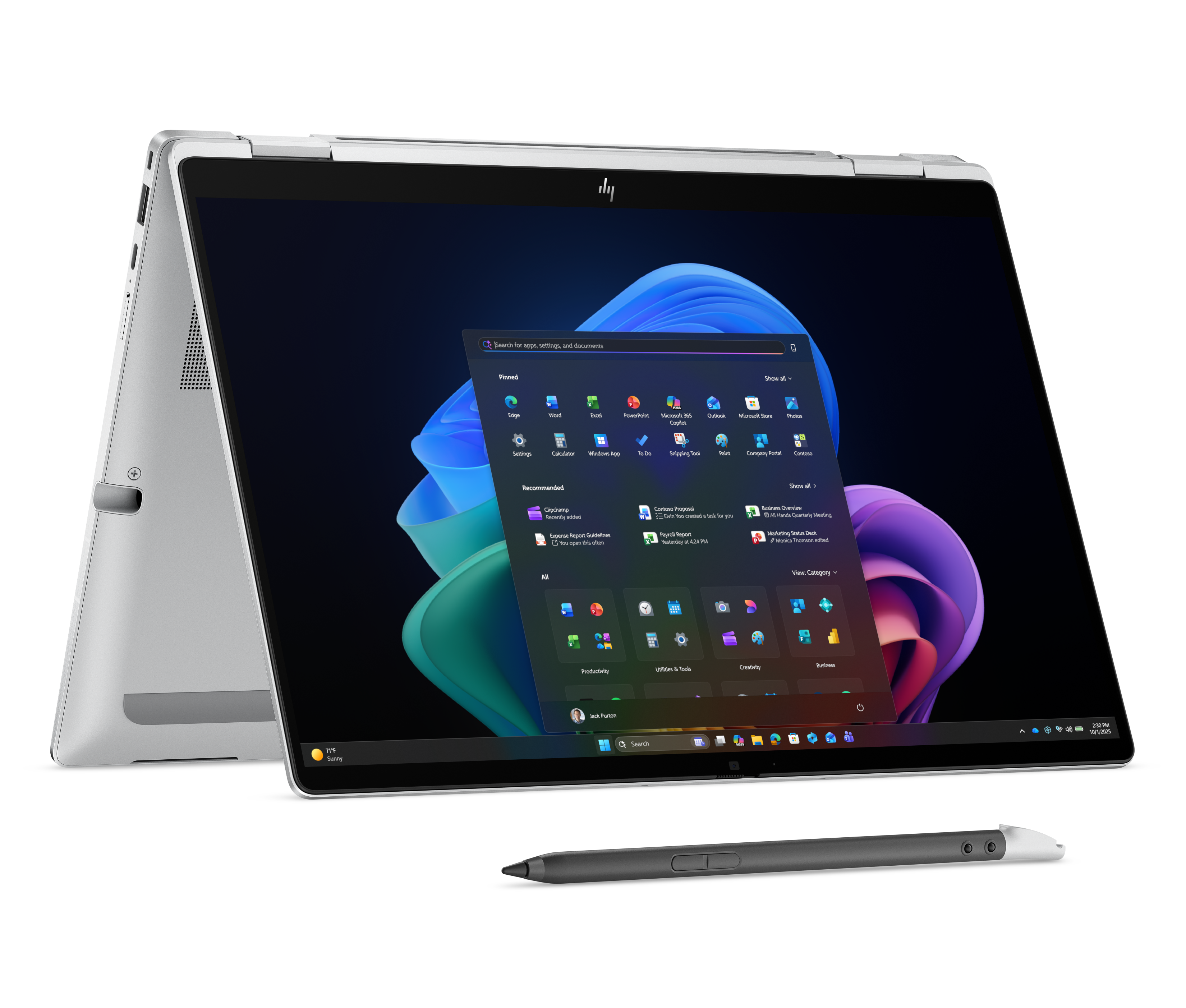HP EliteBook X Flip G2i Intel Core Ultra 5 325 35,56cm 14Zoll 2,8k 32GB 512GB/SSD LTE 5G W11P 3J Gar (DE)