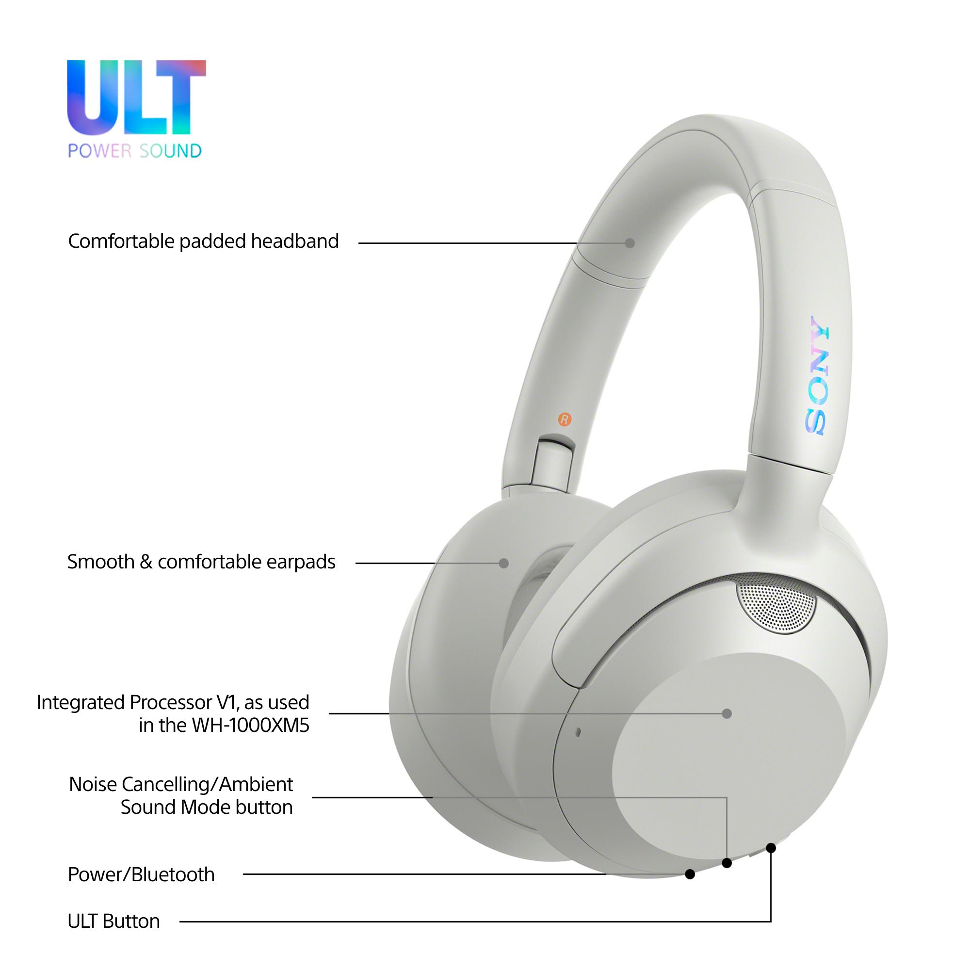 Sony ULT WEAR Over-Ear BT-Kopfhörer weiß
