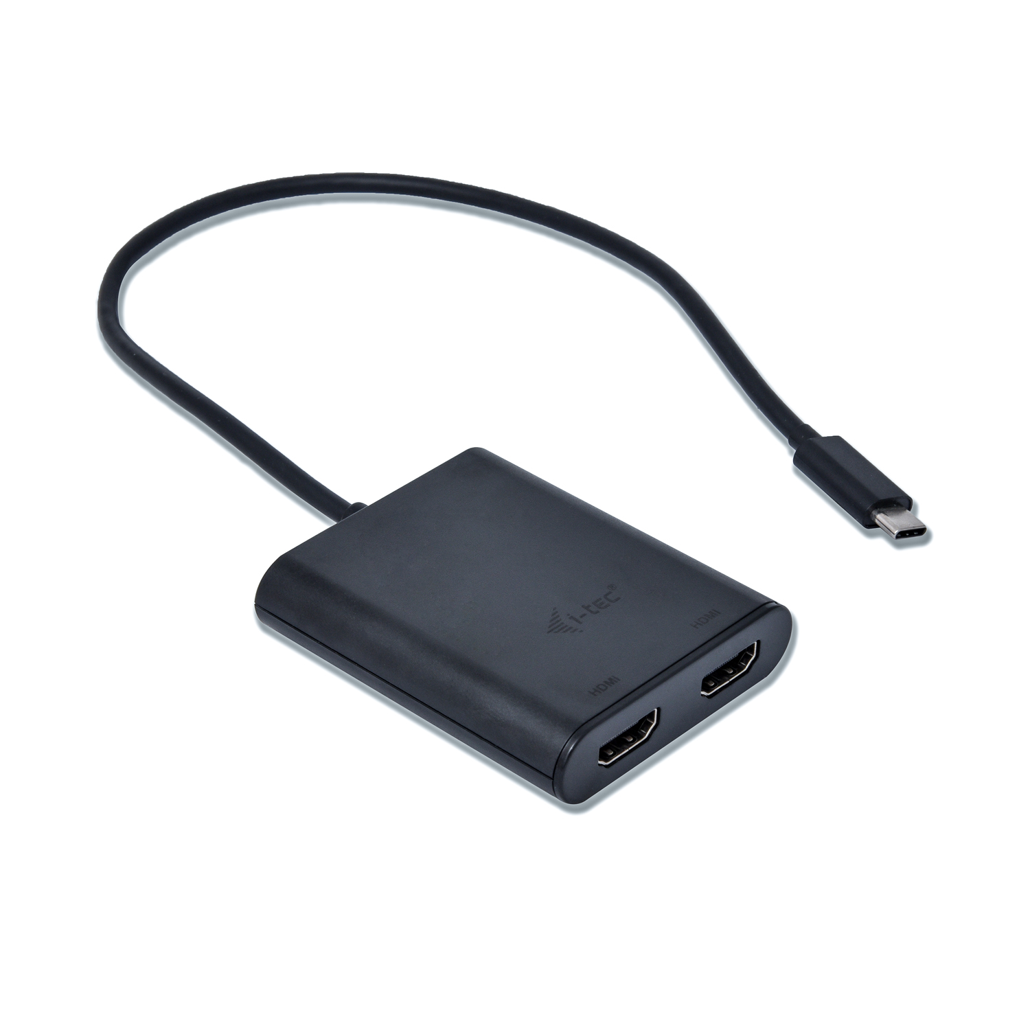 I-TEC USB C auf Dual HDMI Port VideoAdapter 2x HDMI Port 4K Ultra HD kompatibel mit Thunderbolt 3