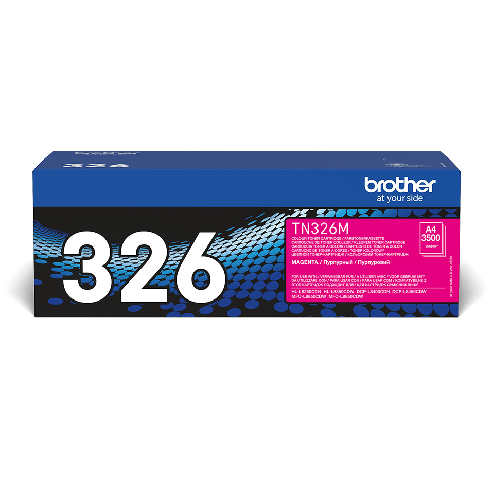TN-326M TONER CARTRIDGE MAGENTA F/ HL-L8250CDN 3500PGS