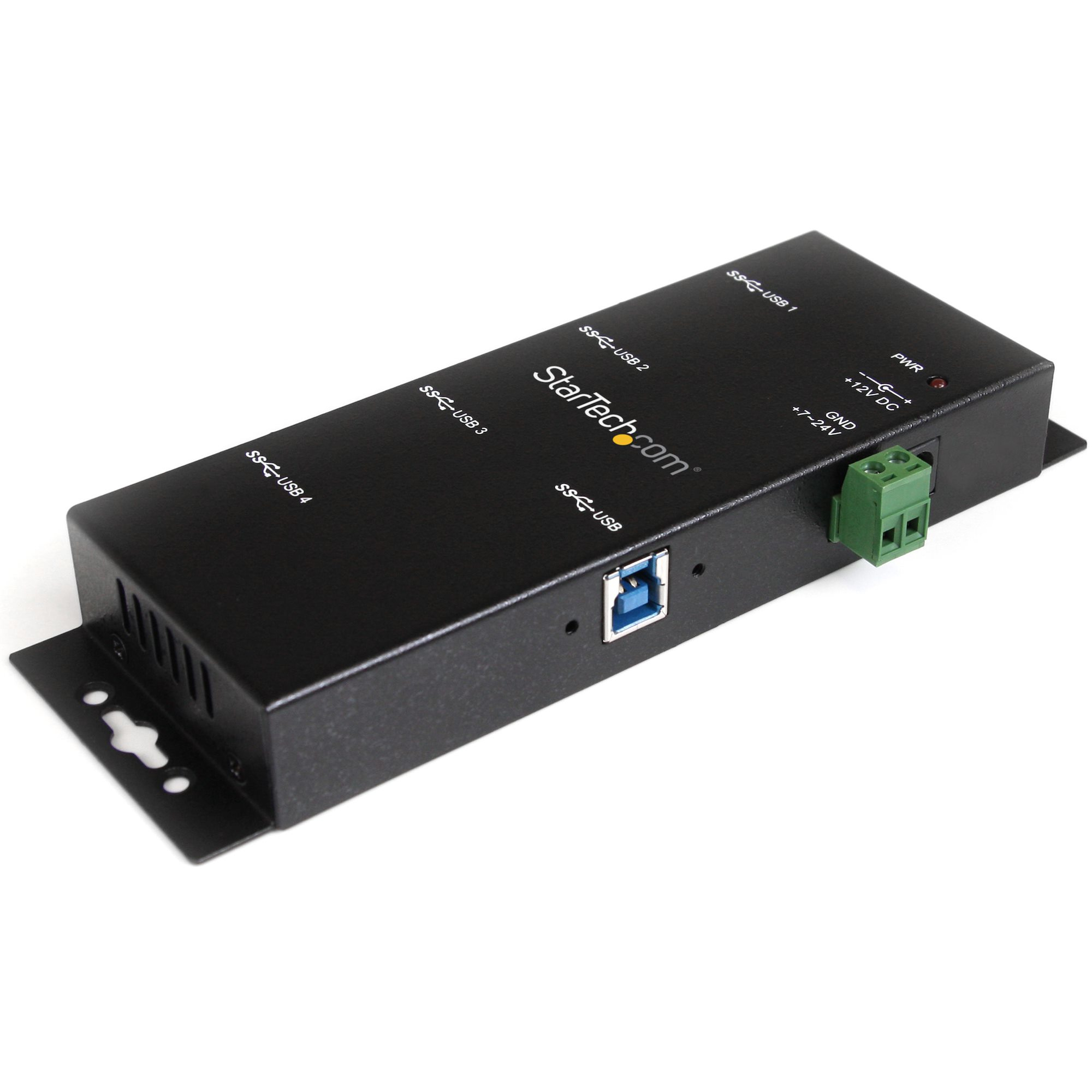 STARTECH.COM Mountable 4-Port Rugged Industrial USB 3.0 SuperSpeed Hub