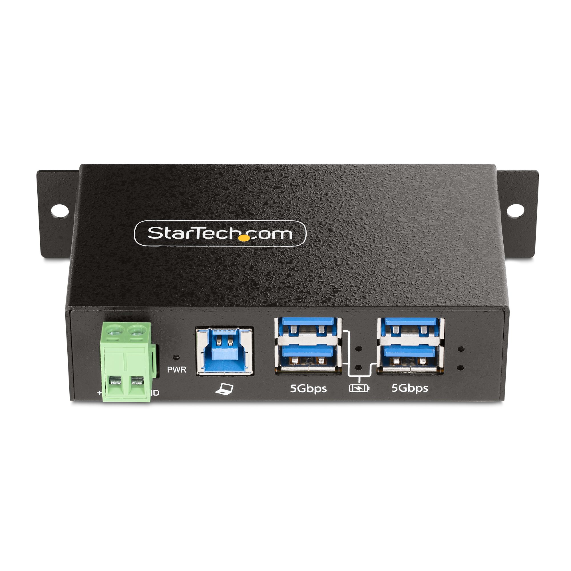 STARTECH.COM 4-Port USB 3.0 Hub Managed Industriegehäuse ESD/uberspannungsschutz Wand-/Tisch-/Schienenmontage 5Gbps USB Verteiler