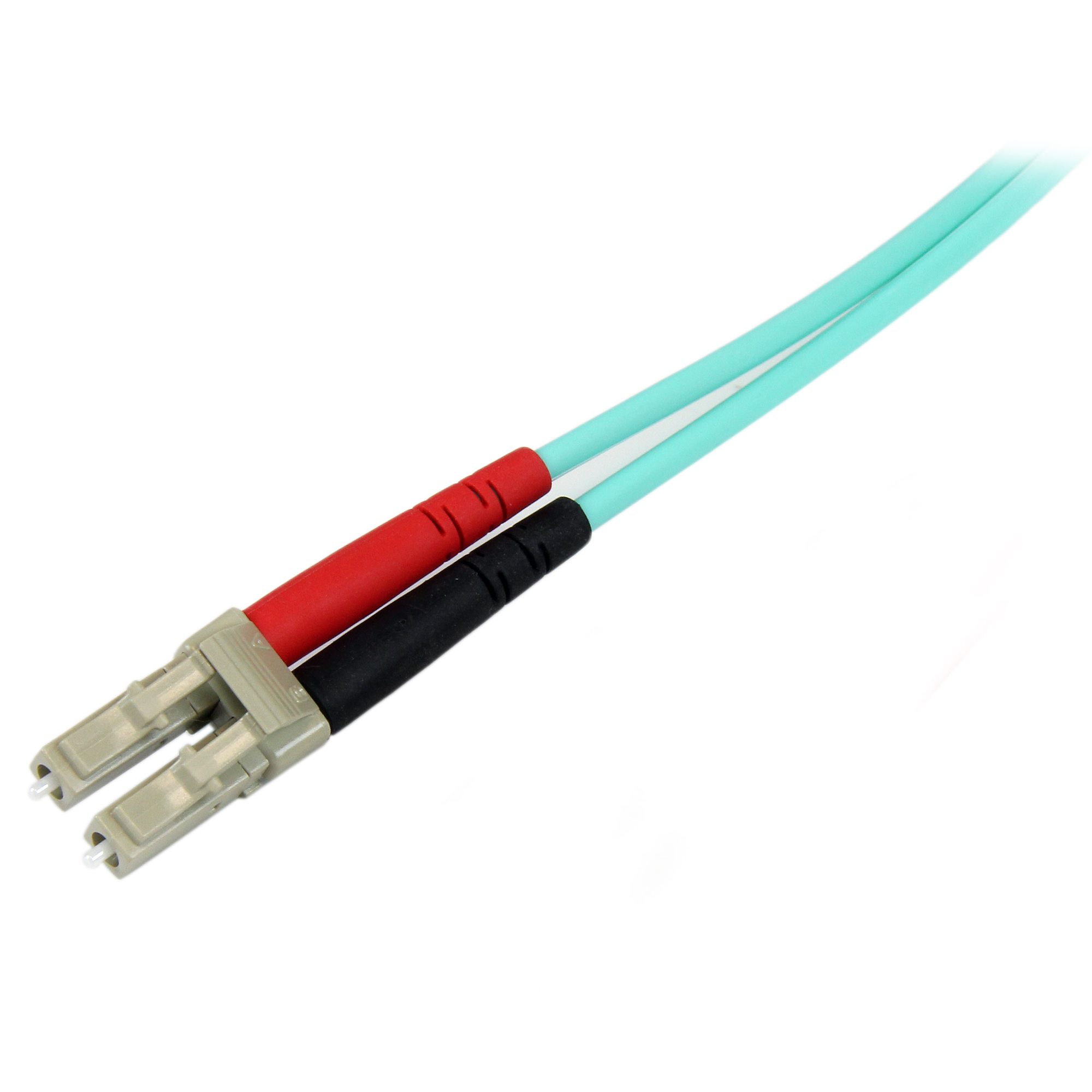 10M AQUA FIBER PATCH CABLE .