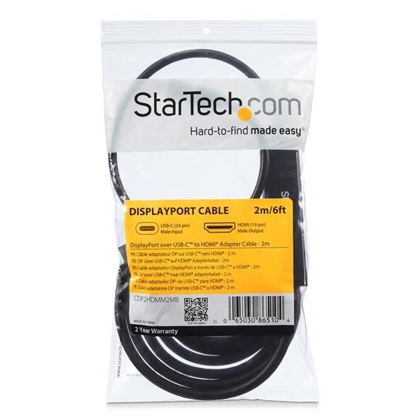 1M USB-C TO HDMI CABLE DP TO HDMI