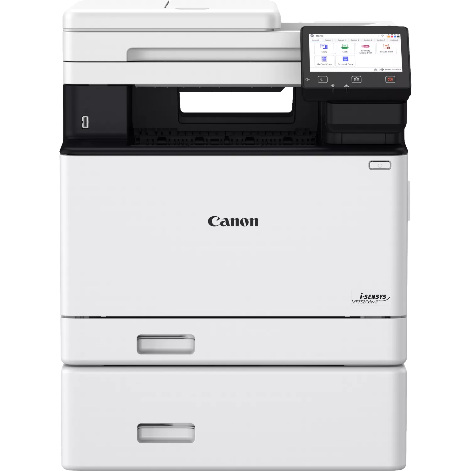 Canon i-SENSYS MF752Cdw II 3 in 1 Farblaser-Multifunktionsdrucker grau