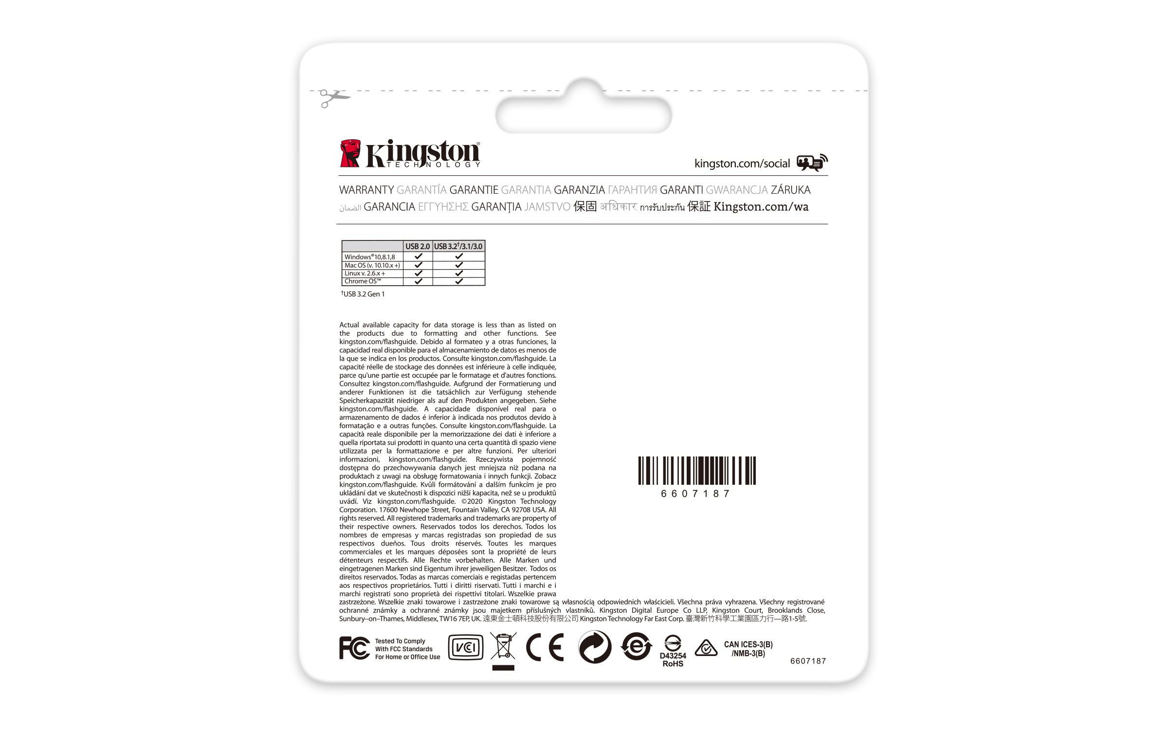 DataTraveler Kyson 128 GB, USB-Stick