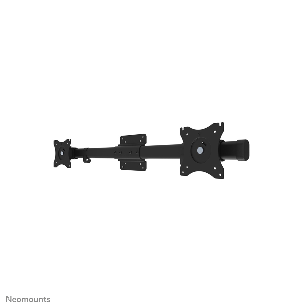 NEOMOUNTS FPMA-CB100BLACK Dual Monitor Adapter 25,4-68,58cm 10-27Zoll Twin Screen Mounting Rail 18kg VESA 75x75/100x100mm