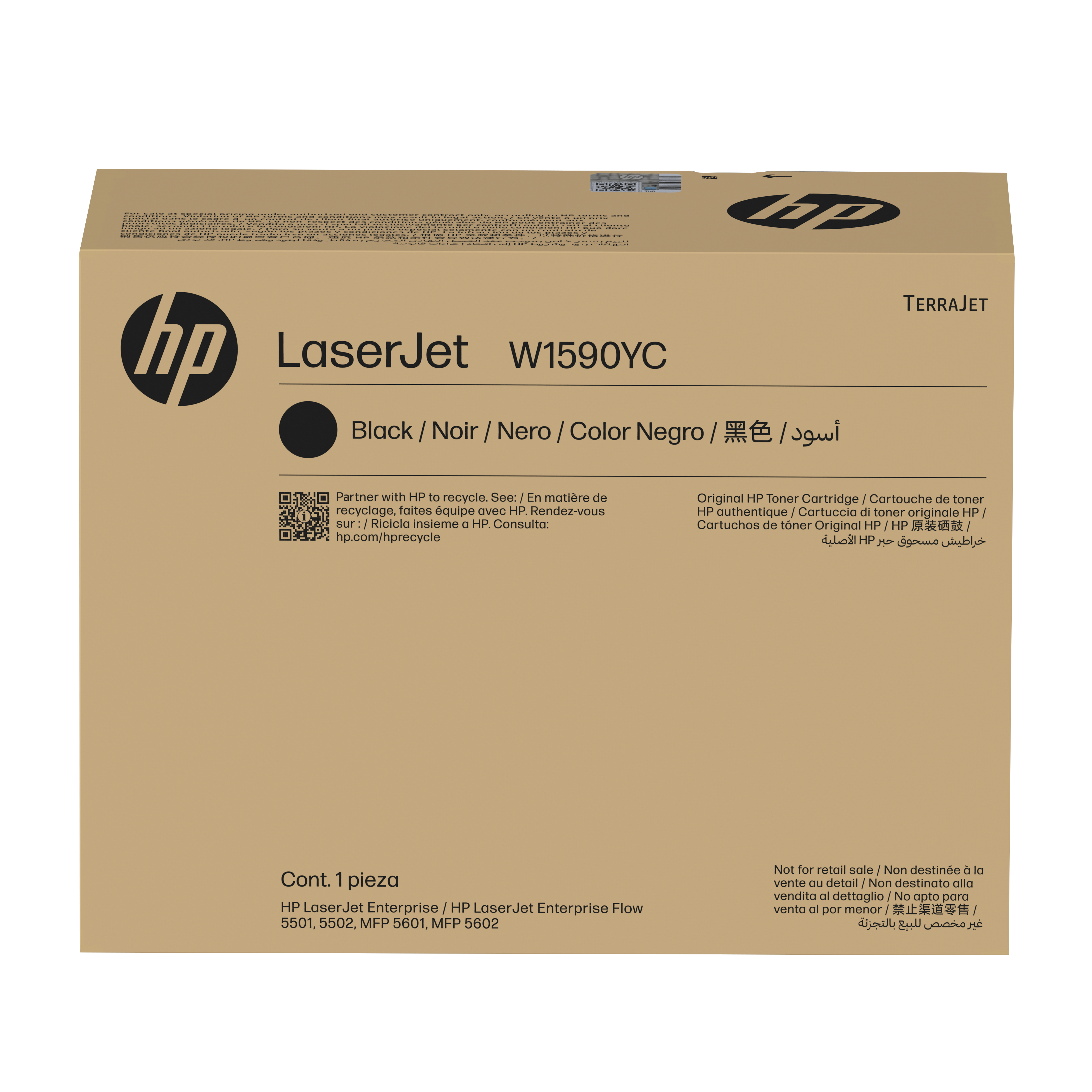 HP 159Y (W1590Y) schwarz Tonerkartusche