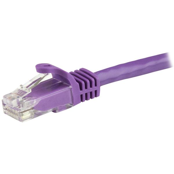 StarTech.com 1,5 m CAT6-Kabel Violett Snagless RJ45 ETL