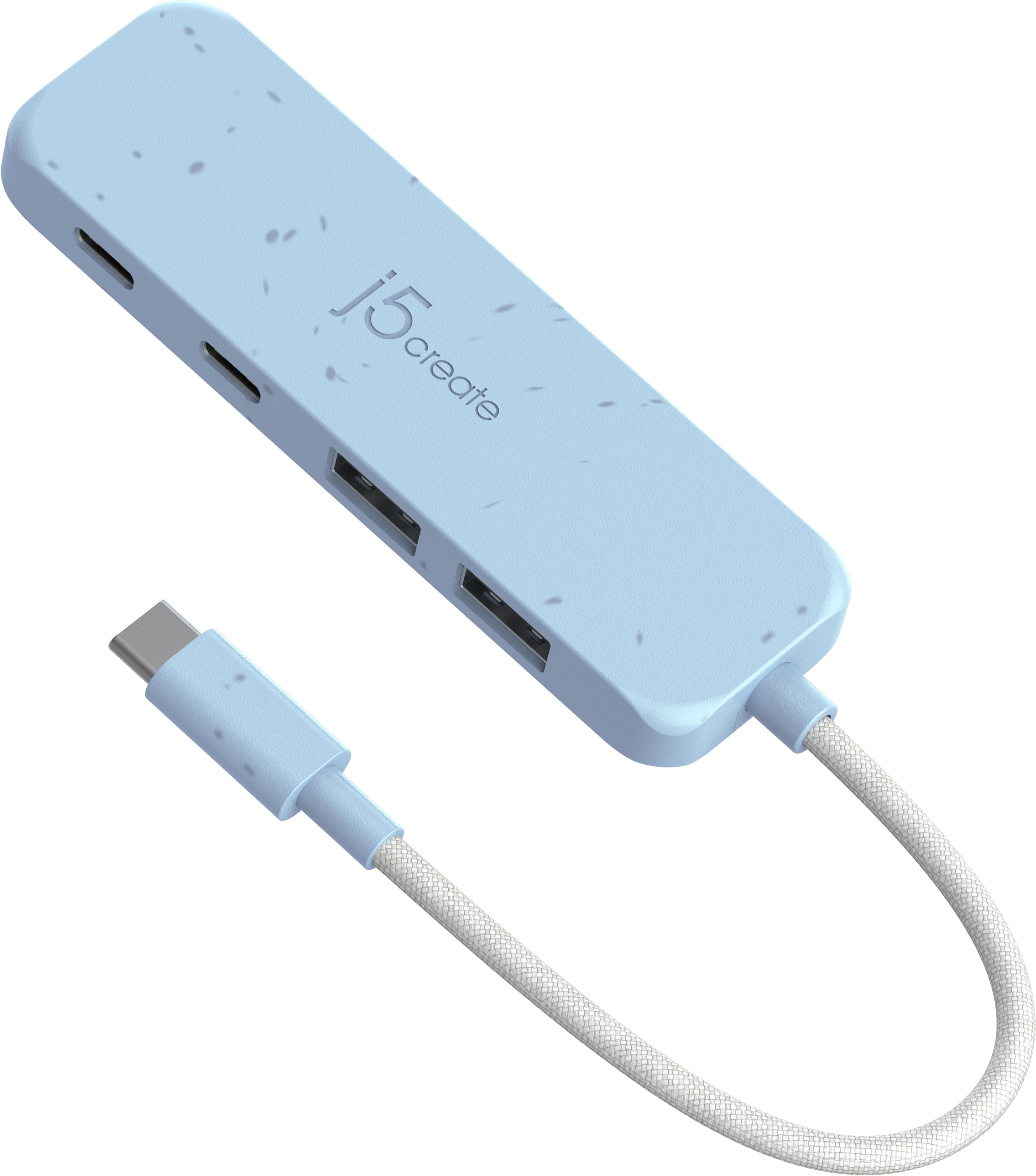 ECO-FRIENDLY USB-C TO 4-PORT TYPE-C TYPE-A GEN 2 HUB