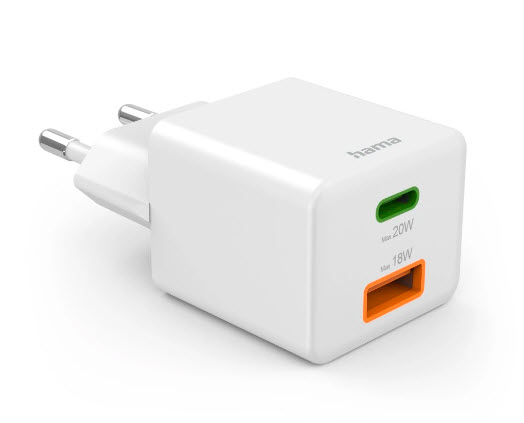 hama Ladeadapter weiß, 20 Watt