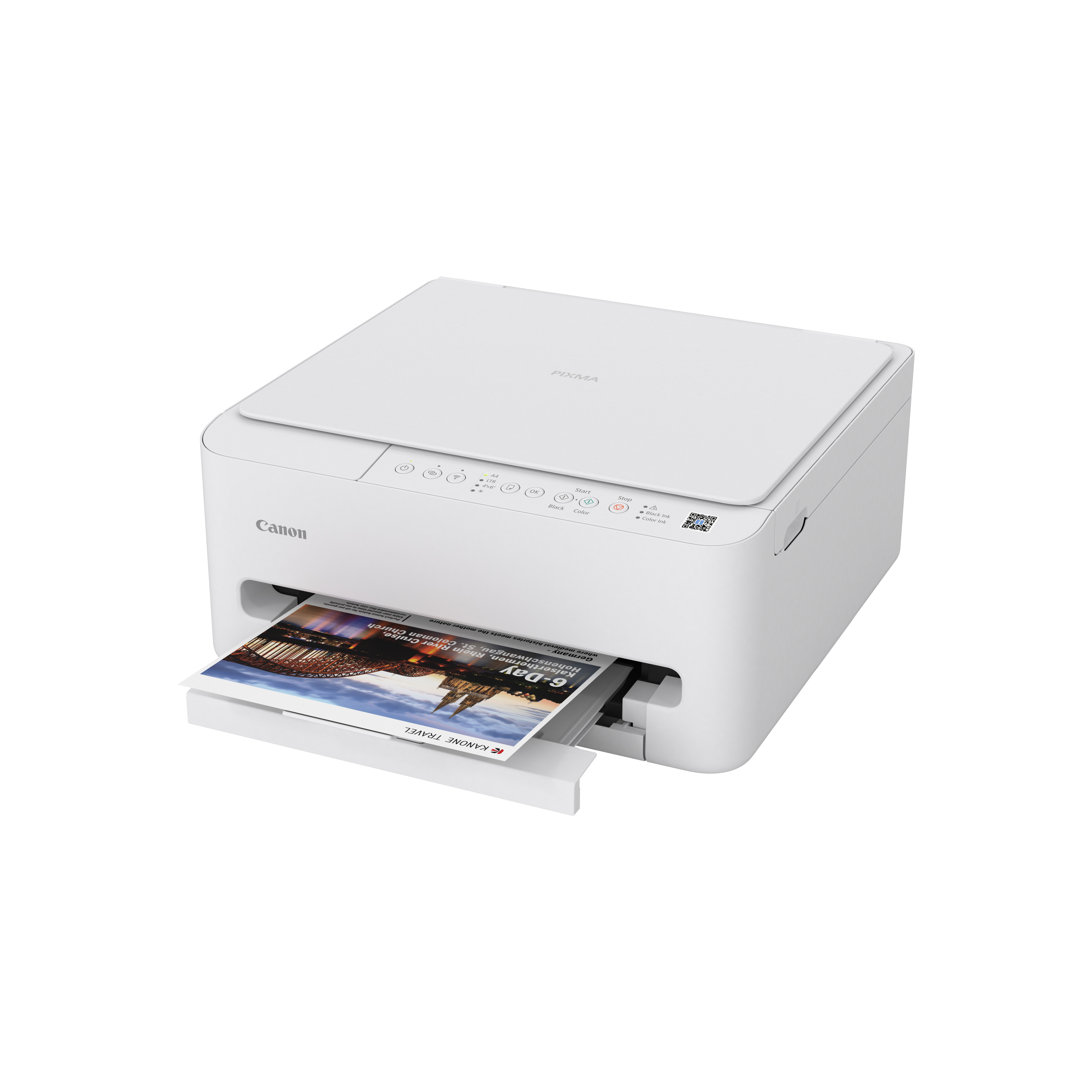 Canon PIXMA TS4150i 3 in 1 Tintenstrahl-Multifunktionsdrucker weiß