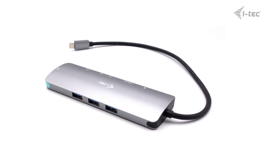 I-TEC USB C Metal Nano Docking Station 1xHDMI 4K 1xSD Kartenleser 1xmicroSD Kartenleser 1xGLAN 1xAudio 3x USB 3.0 Port 1x USB-C PD