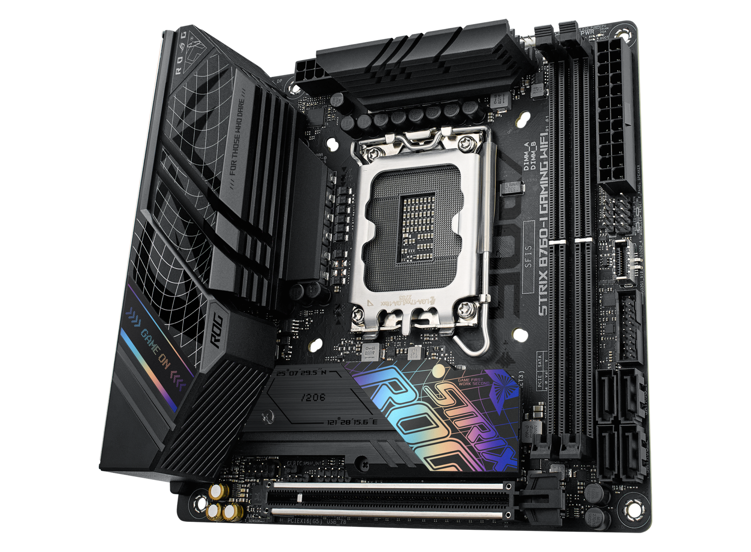 ASUS ROG STRIX B760-I GAMING WIFI LGA 1700 2xDDR5 Mini ITX 4xSATA MB 1xHDMI 2.1 1xDP 1.4 2xM.2