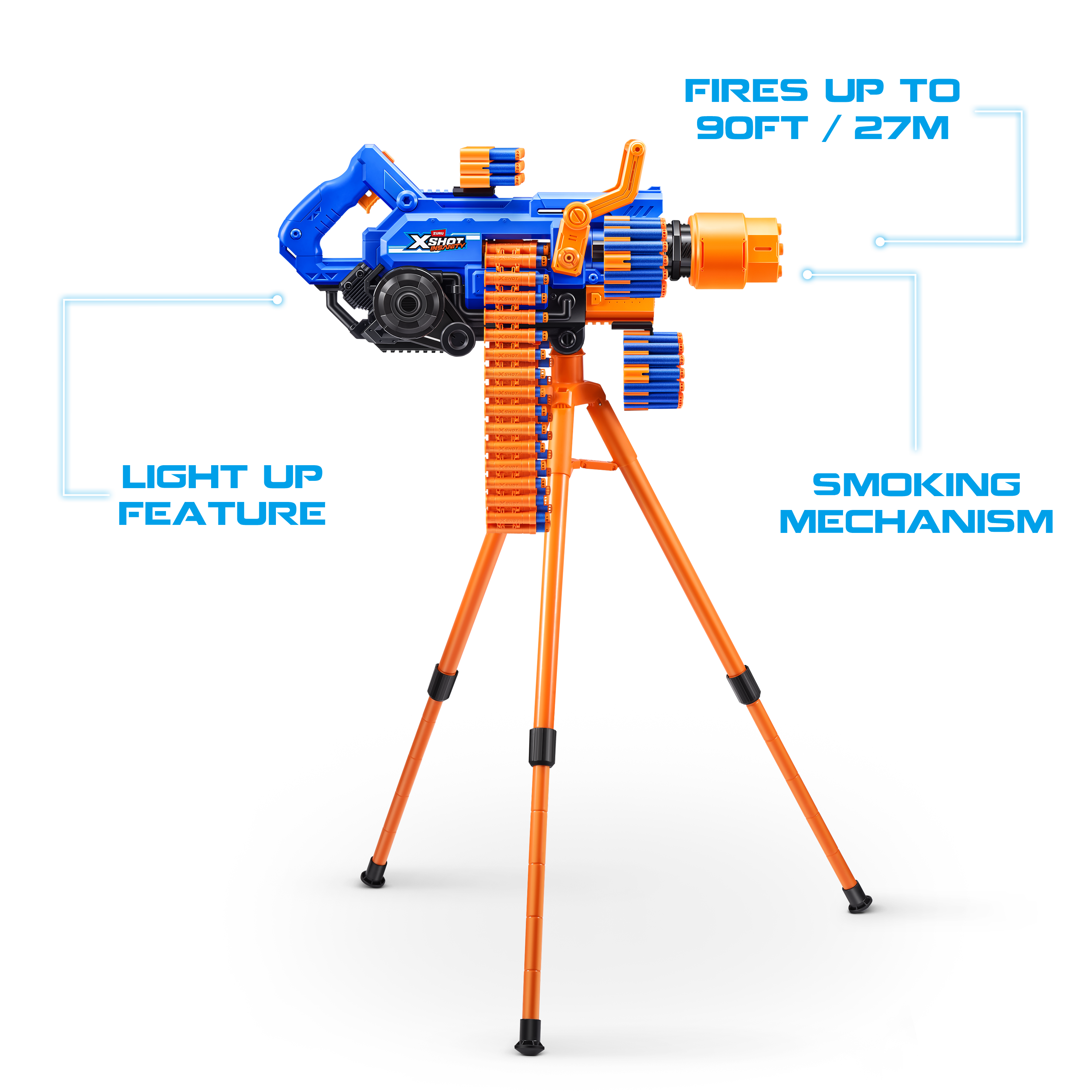 XSHOT Insanity - Blaster Smoke N Barrel, Dartblaster