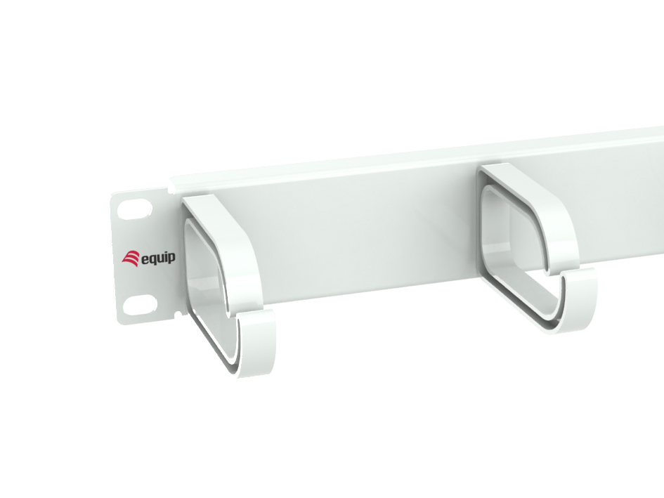 Equip 10 Kabelmanagement 3xPlastikringe 1U RAL7035