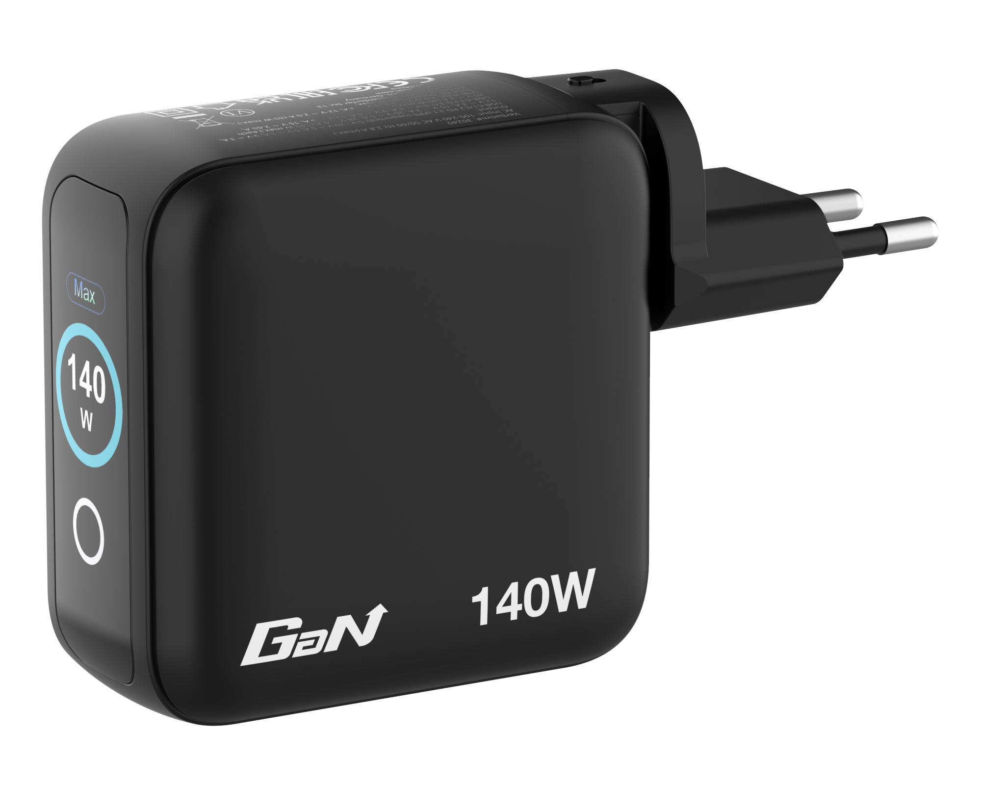 Mini-GaN-Ladegerät mit Display