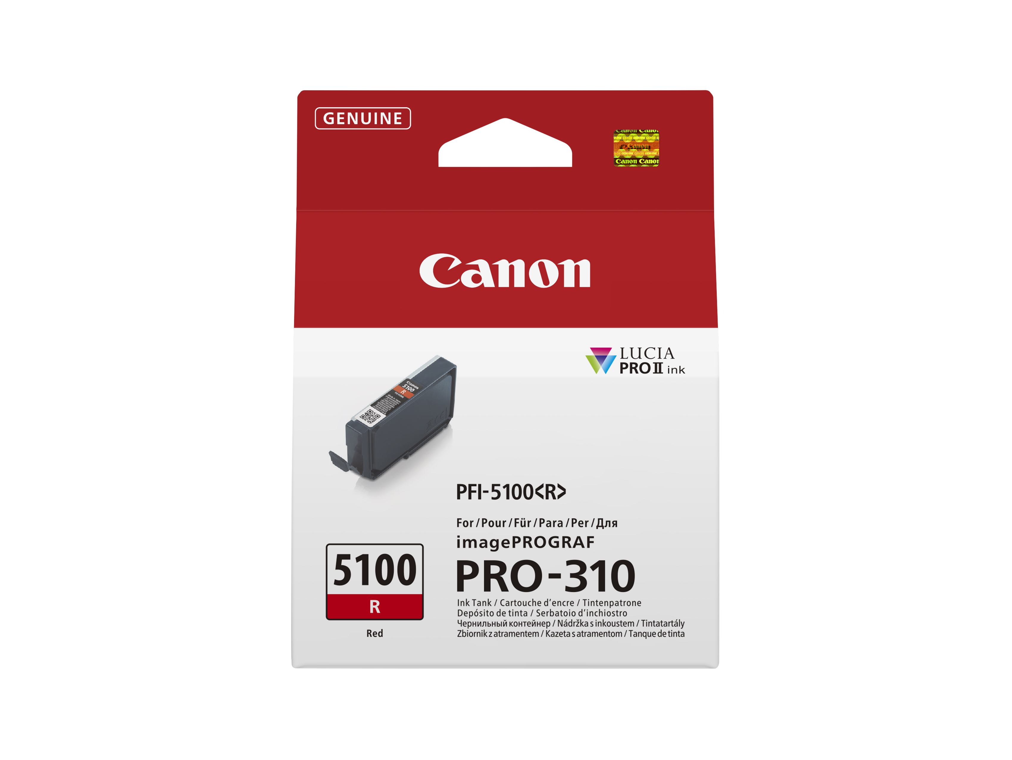 Canon PFI-5100 Rot rot Druckerpatrone